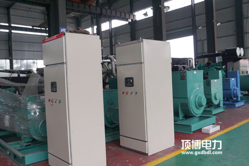 广西梧州彰泰玫瑰园项目450KW广西顶博发电机组制造供货及安装